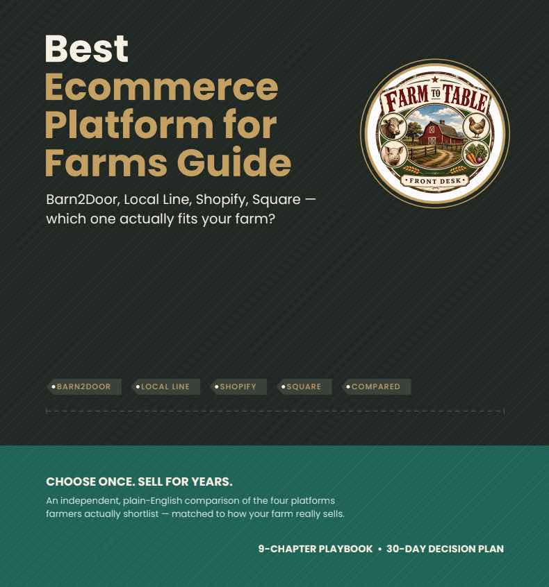 Best Ecommerce Platform for Farms Guide cover