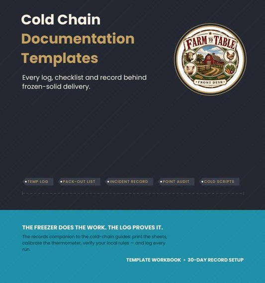 Cold Chain Documentation Templates cover