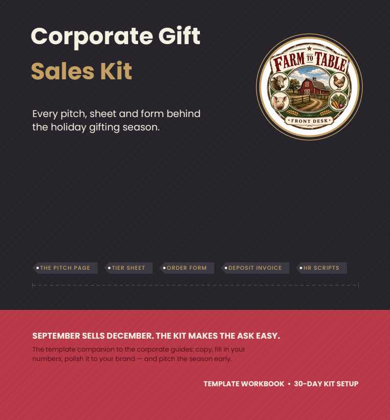 Corporate Gift Sales Kit cover