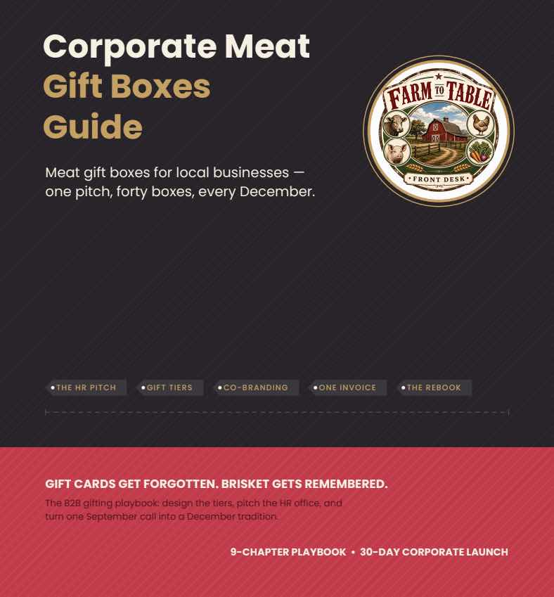 Corporate Meat Gift Boxes Guide cover