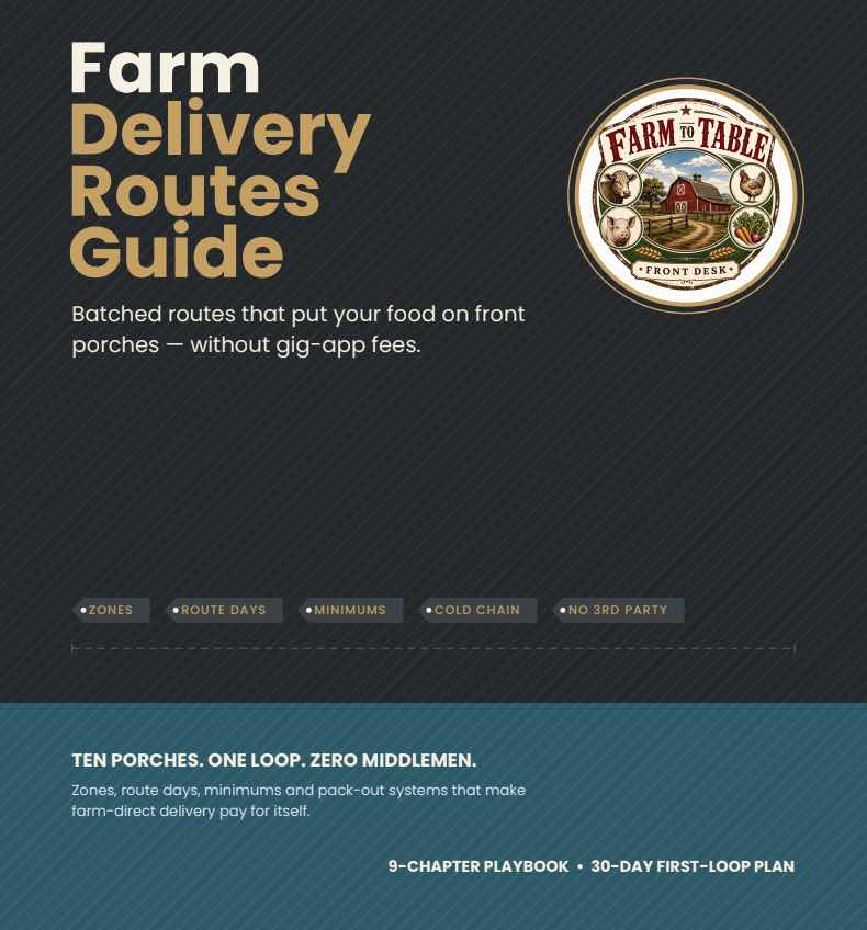 Farm Delivery Routes Guide cover