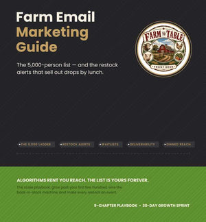 Farm Email Marketing Guide cover
