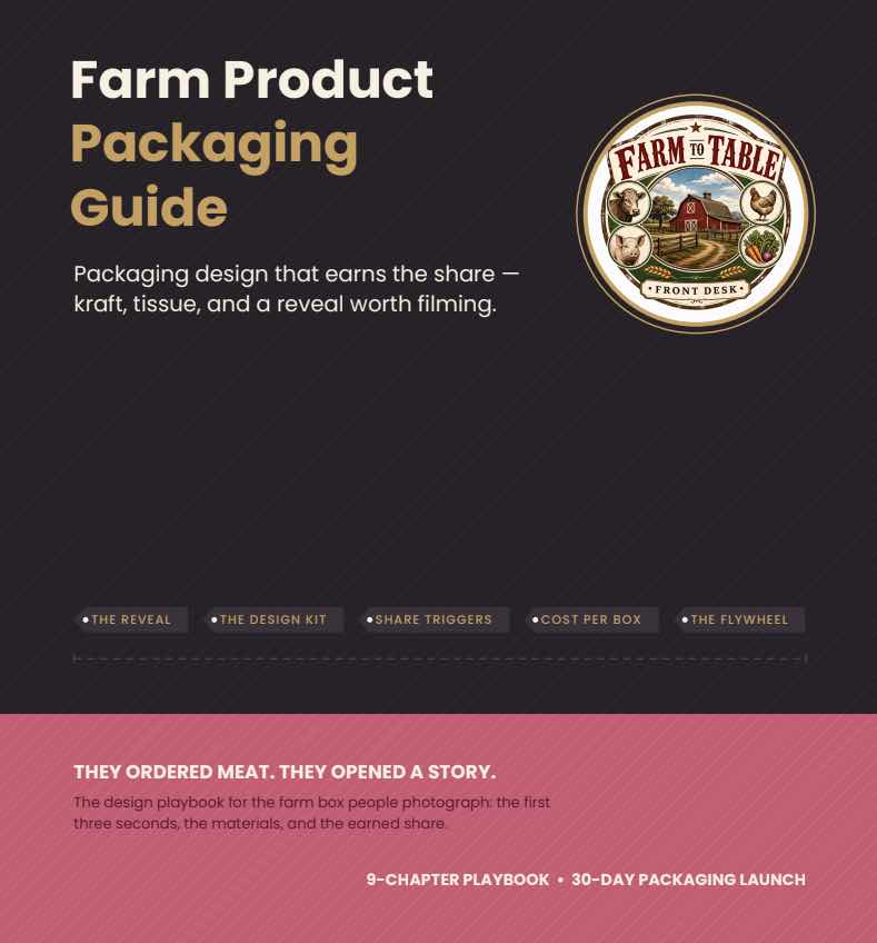 Farm Product Packaging Guide cover