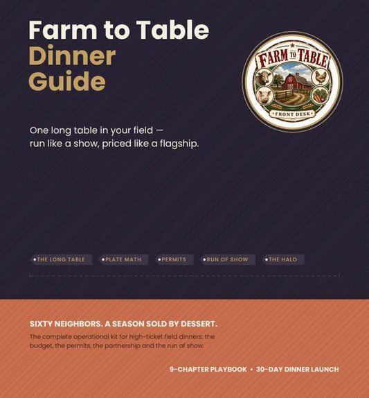 Farm-to-Table Dinner Guide cover