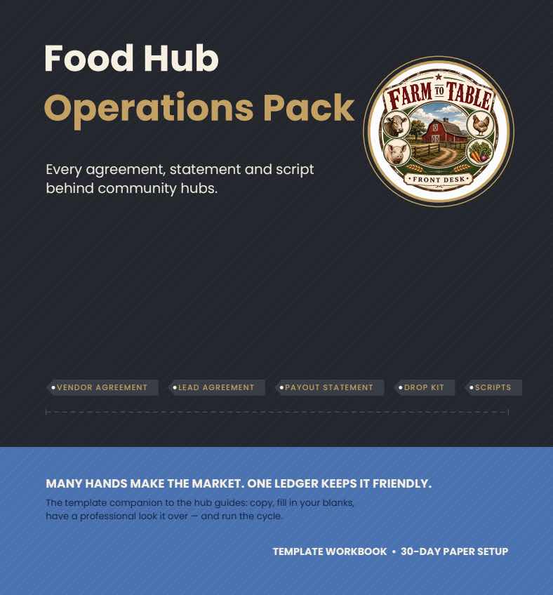 Food Hub Operations Pack cover