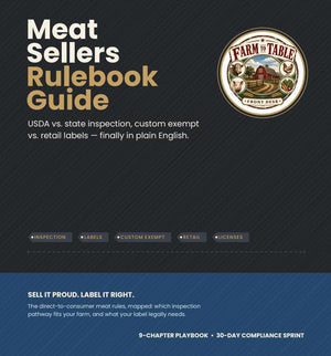 Meat Sellers Rulebook Guide cover