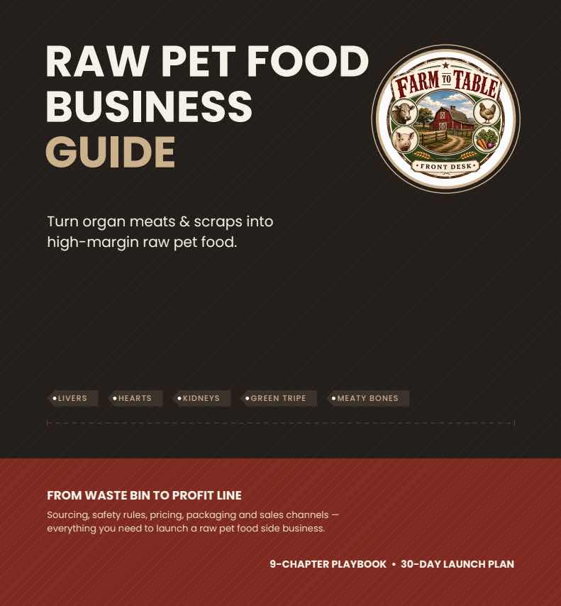 Raw Pet Food Business Guide cover