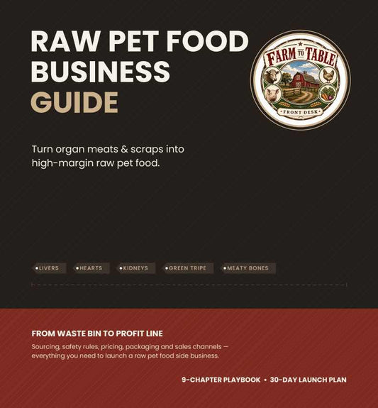 Raw Pet Food Business Guide cover