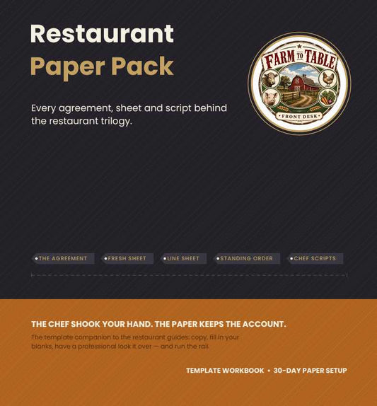 Restaurant Paper Pack cover