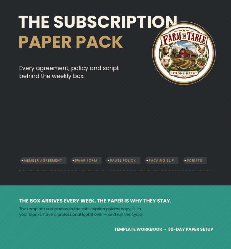Subscription Paper Pack cover