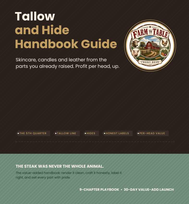 Tallow and Hide Handbook Guide cover