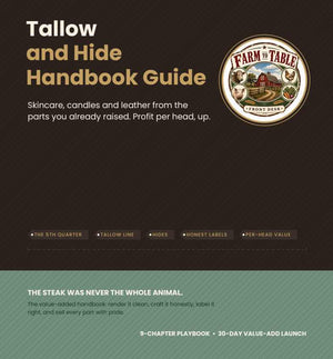 Tallow and Hide Handbook Guide cover