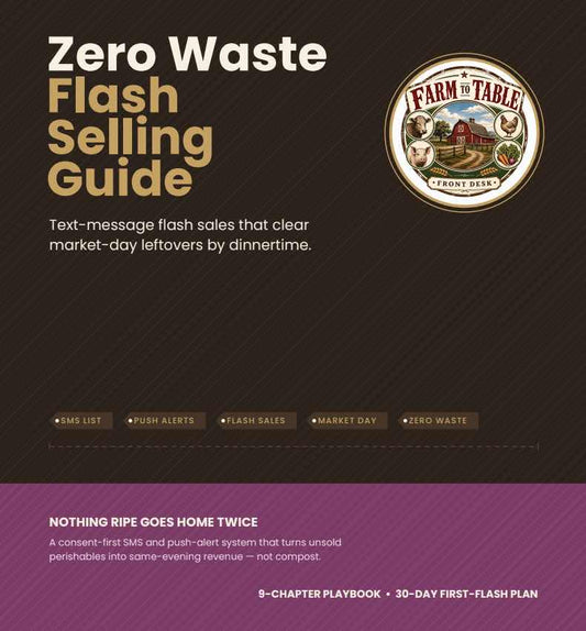 Zero Waste Flash Selling Guide cover